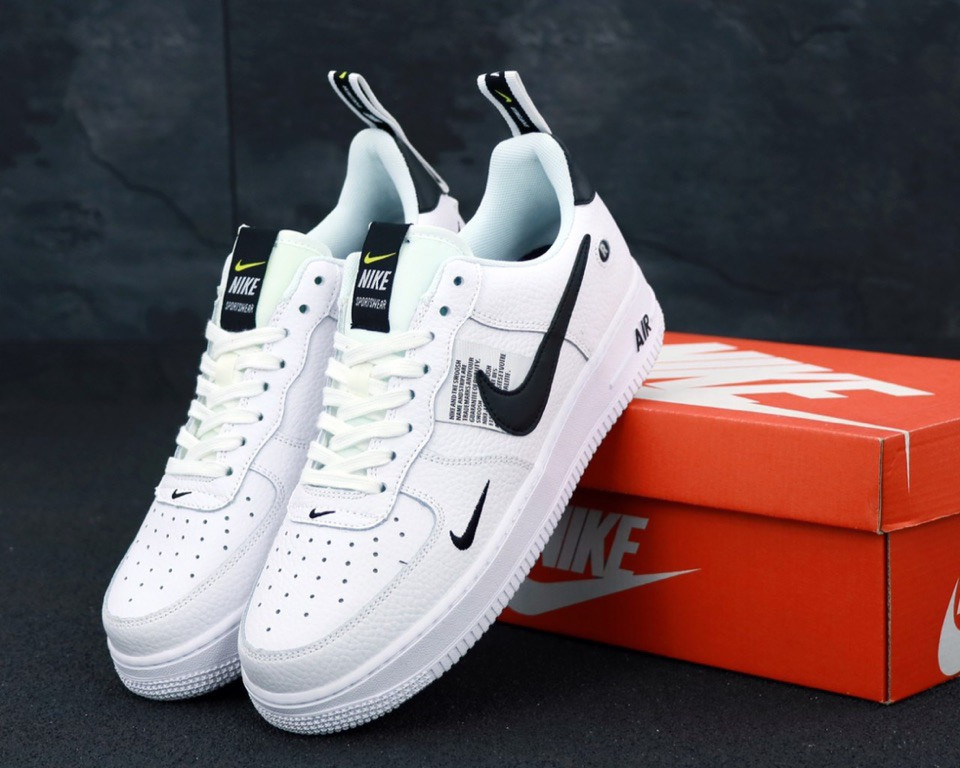 Женские кроссовки Nike Air Force 1 Low, кожа, белый, Вьетнам Найк Еір Форс 1 Лов - фото 6 - id-p2188215573