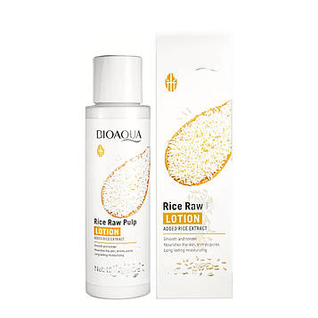 Лосьйон для обличчя проти пігментації Bioaqua Rice Raw Pulp Lotion з рисовим екстрактом