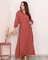 Платье для женщин цвет темно-розовый размер L FI_000576