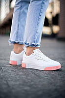 Puma Cali Basket White Pink 40