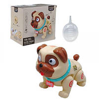 Игрушка интерактивная "Cute Pugs: Собака", музыкальная (коричневая) Toys Shop