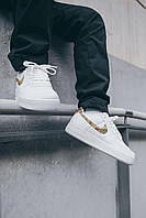 Женские кроссовки Nike Air Force 1 Low, кожа, белый, Вьетнам 37