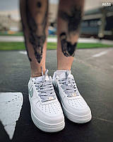 Nike Air Force white Reflective (Топ качество) Жіночі кросівки 36 (23 см)