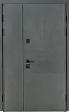 Вхідні двері Булат Термо House 1200 мм Kale модель 703/191 антрацит / вулична бетон антрацит, фото 2