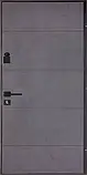 Вхідні двері Булат Термо House 1200 мм Kale модель 703/191 антрацит / вулична бетон антрацит, фото 3