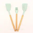 Набір кухонного приладдя 12шт Kitchen Set, Зеленый / Комплект інструментів для кухні, фото 8