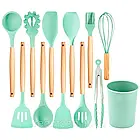 Набір кухонного приладдя 12шт Kitchen Set, Зеленый / Комплект інструментів для кухні, фото 4