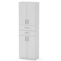 Шкаф книжный КШ-11 белый Компанит (60х37х195 см)
