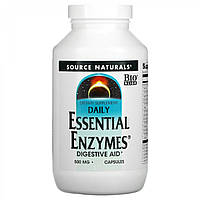 Натуральная добавка Source Naturals Daily Essential Enzymes 500 mg, 60 капсул CN12621 VB