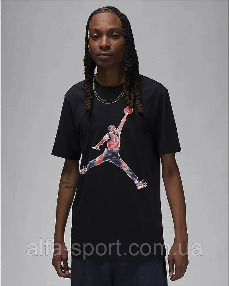 Футболка Jordan Jumpman Watercolor Short Sleeve Shirt (FN5980-010)