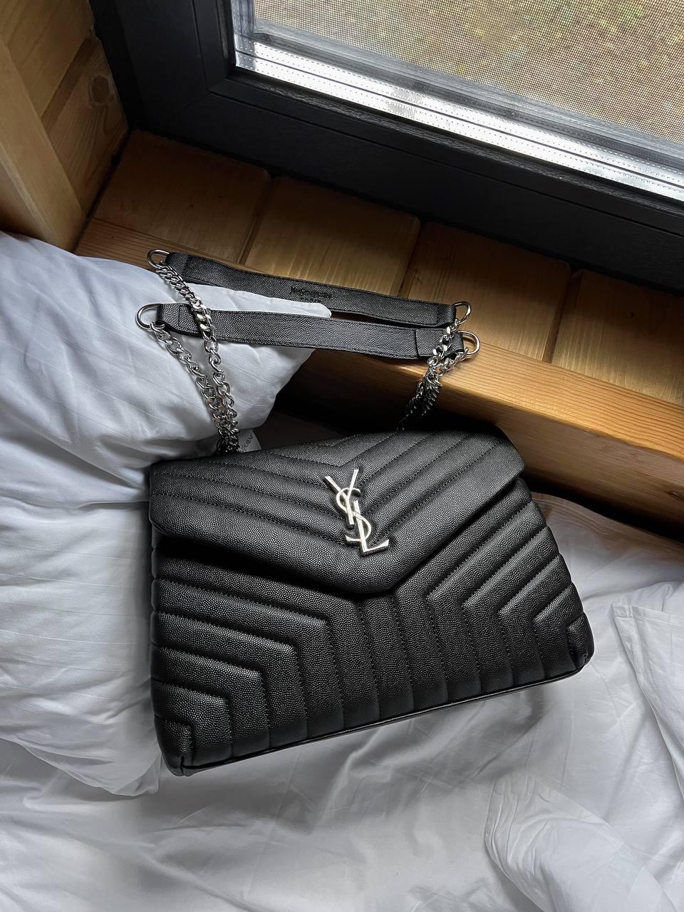 Жіноча сумка Ів Сен Лоран чорна Yves Saint Laurent Black