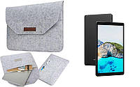 Чехол-сумка из войлока для планшета ALLDOCUBE iPlay 20, цвет темно-серый.