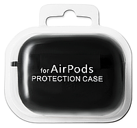 Чохол силіконовий з мікрофіброю AirPods Pro, Black