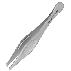 Пінцет для брів Staleks BEAUTY CARE TBC-20/4, вузькі скошені краї
