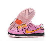 Кросівки Nike Sb Dunk Low x Powerpuff Girls | Жіночі кросівки | Взуття демісезонне найк данк