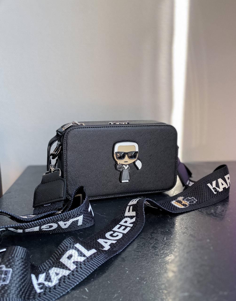 Жіноча сумка Карл Лагерфельд чорна Karl Lagerfeld Black
