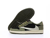 Кроссовки Nike Air Jordan 1 Low OG TS SP Travis Scott | Мужские кроссовки | Обувь Найк мужская на каждый день
