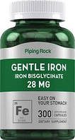 Gentle Iron 28 mg Piping Rock, 300 капсул
