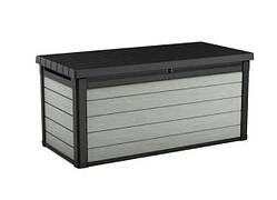Садовый ящик для хранения Keter Denali 380 Л Deck Box сундук серый