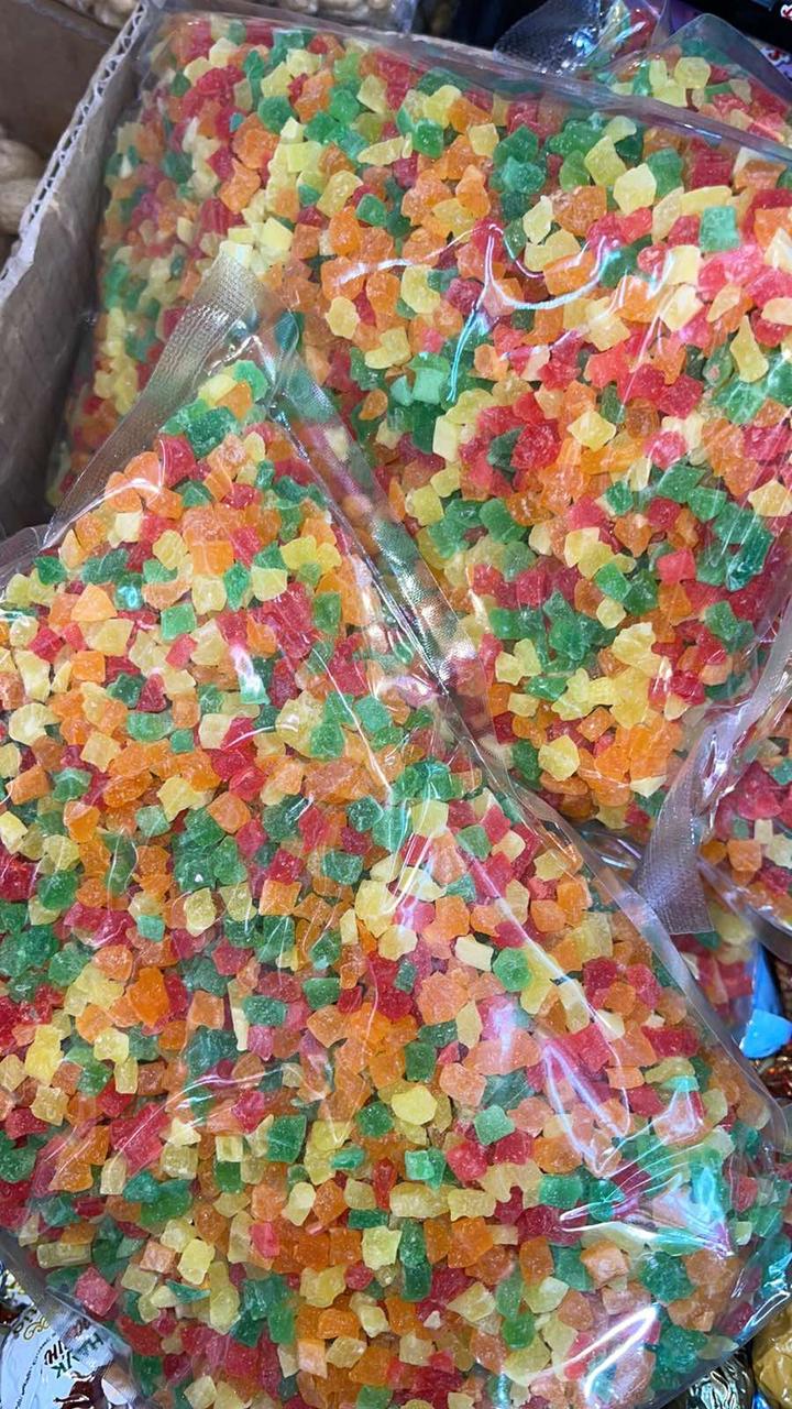 Ананас цукати кубик мікс 5 кг