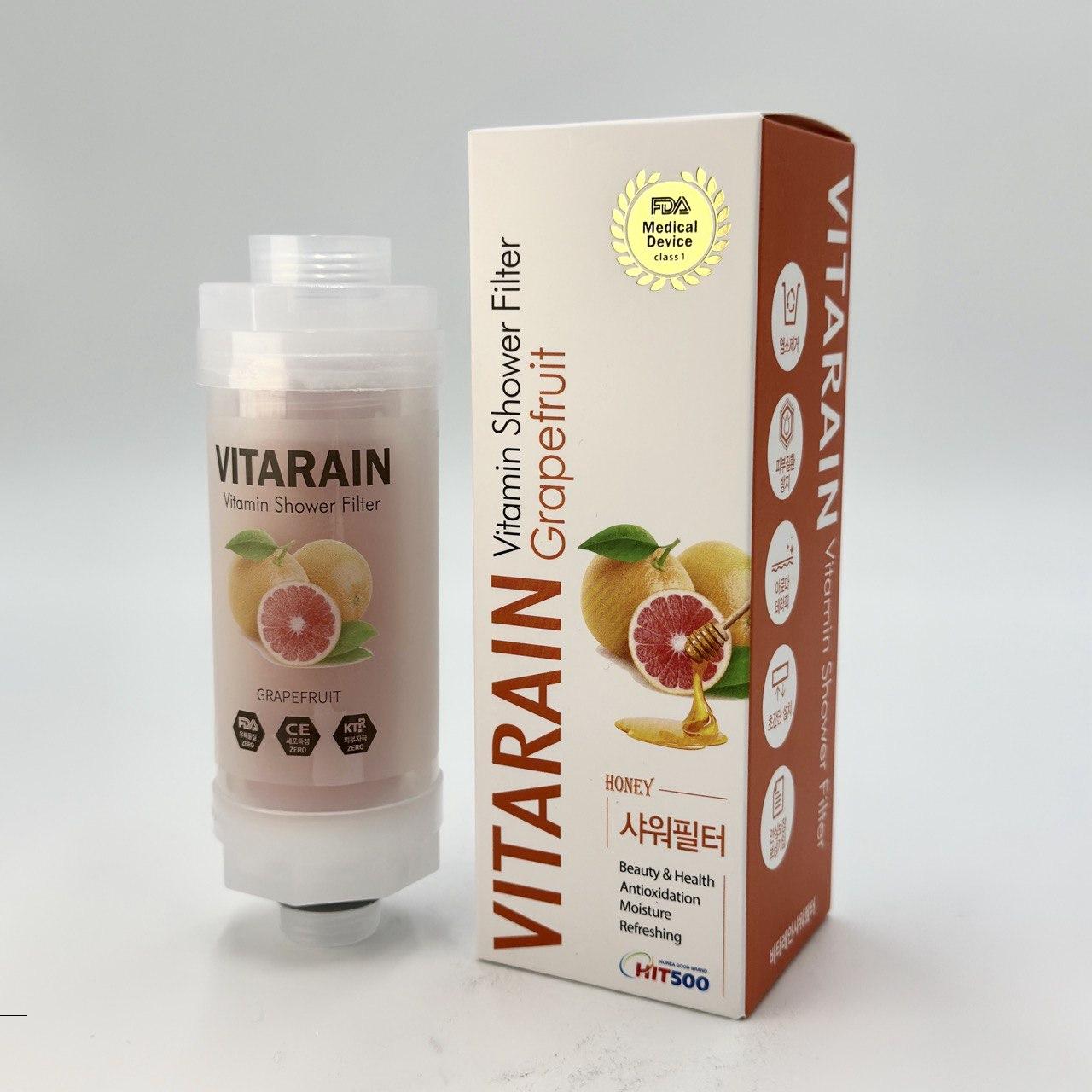 Вітамінний фільтр для душу Vitarain із запахом грейпфрута