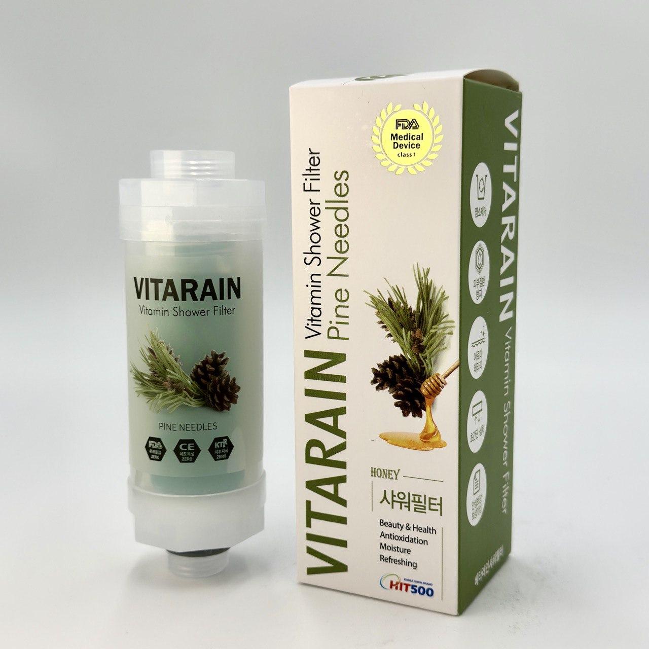 Вітамінний фільтр для душу Vitarain із ароматом хвої