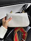 Жіноча сумка Гуччі біла Gucci White, фото 2