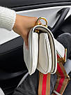 Жіноча сумка Гуччі біла Gucci White, фото 10
