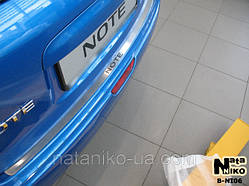 Накладка на задний бампер Nissan Note *2005-2013