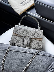 Жіноча сумка Гуччі сіра Gucci Gray