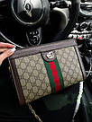 Жіноча сумка Гуччі бежева Gucci Beige, фото 7