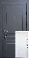 Входные двери Qdoors Трино Авангард дуб графит / белый супермат