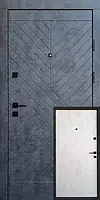 Вхідні двері Qdoors Некст Преміум мармур темний / бетон бежевий