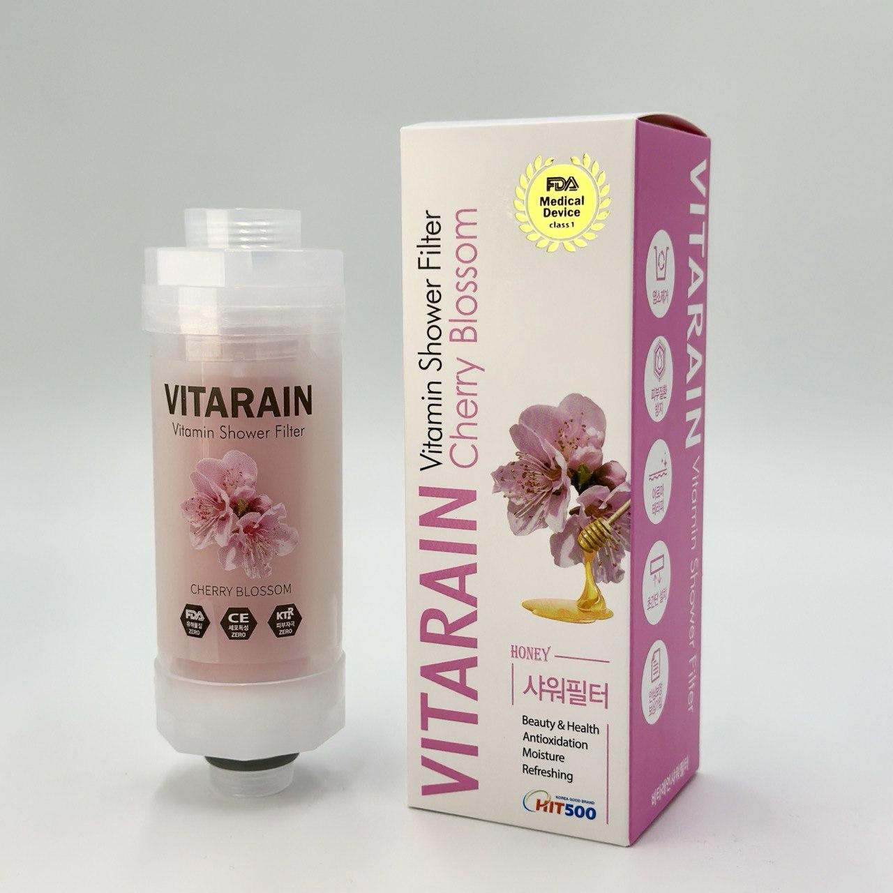Вітамінний фільтр для душу Vitarain із запахом вишневого саду