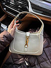 Жіноча сумка Гуччі біла Gucci White, фото 4