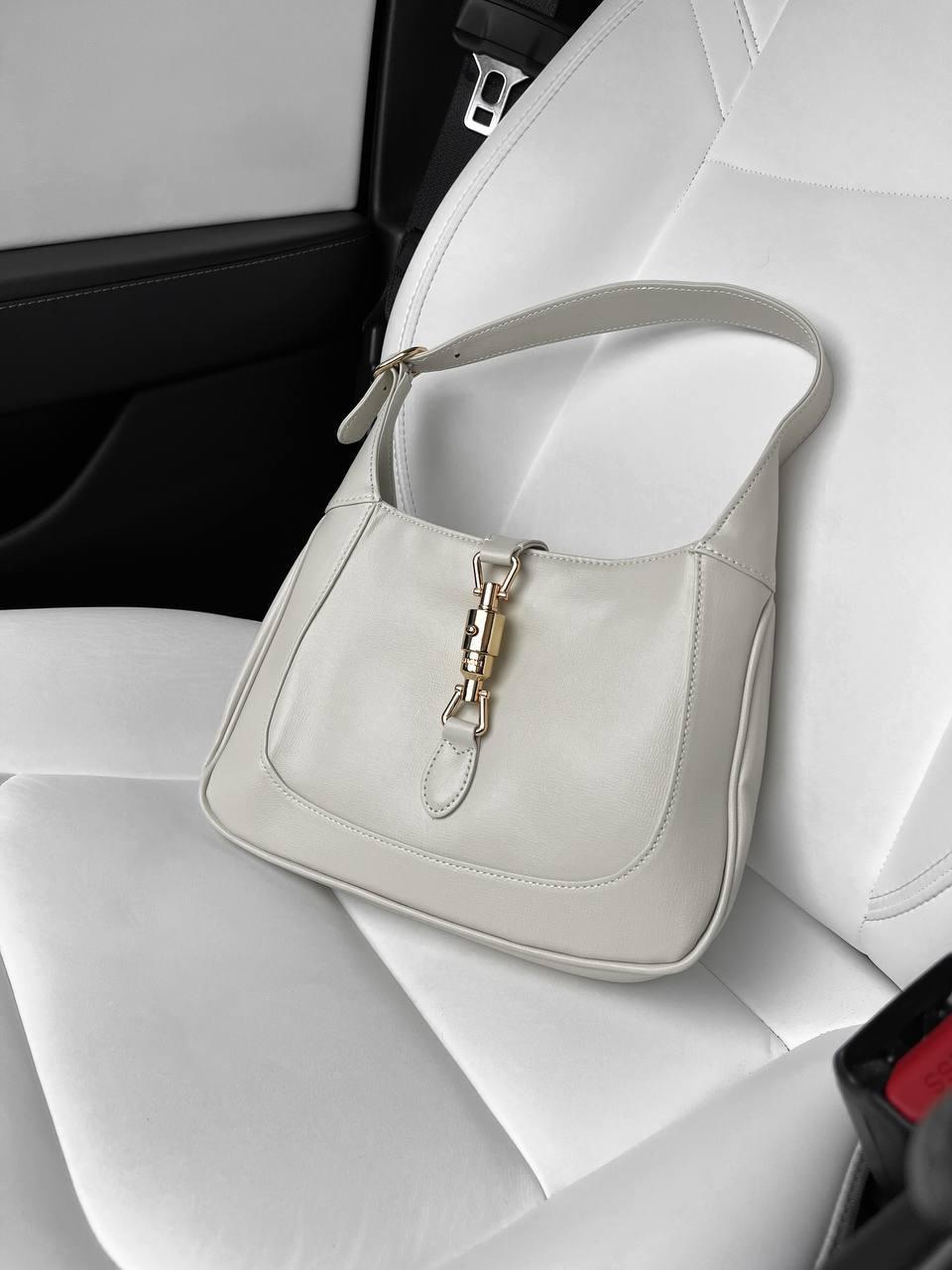 Жіноча сумка Гуччі біла Gucci White, фото 1