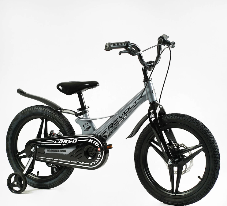 Велосипед дитячий 18 дюймів Corso «REVOLT» MG-18134 магнієва рама, фото 1
