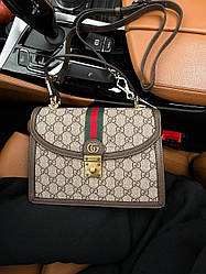 Жіноча сумка Гуччі коричнева Gucci Brown