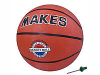 Мяч баскетбольный №7 MS-3934-1 оранжевый