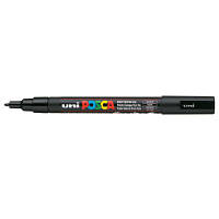 Художественный маркер UNI Posca Black 0.9-1.3 мм PC-3M.Black DAS