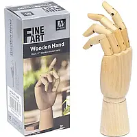 Манекен деревянный кисть руки выс. 18 см, ART NATION
