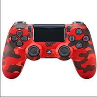 Джойстик DUALSHOK PS4 (Красный камуфляж)