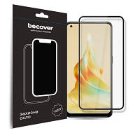 Стекло защитное BeCover Oppo Reno8 T Black 709771 DAS