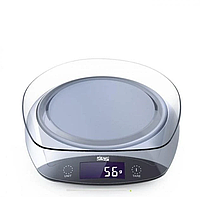 Весы кухонные электронные до 3 кг. DSP KD-7003 точность 1 г серебристый