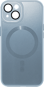 Накладка iPhone 13 Sapphire Glass MagSafe Синій