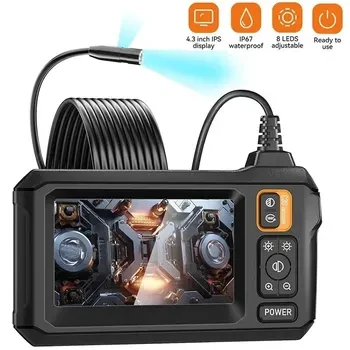 Професійний ендоскоп HD 2 м 5.5мм 2MP 4,3" IPS-екран 1080P IP67