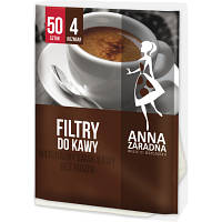 Фильтр для кофе Anna Zaradna №4 50 шт. 5903936019182 DAS