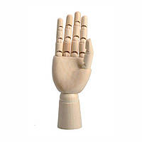 Манекен деревянный кисть мужской руки, выс. 30,48 см, D.K.Art&Craft
