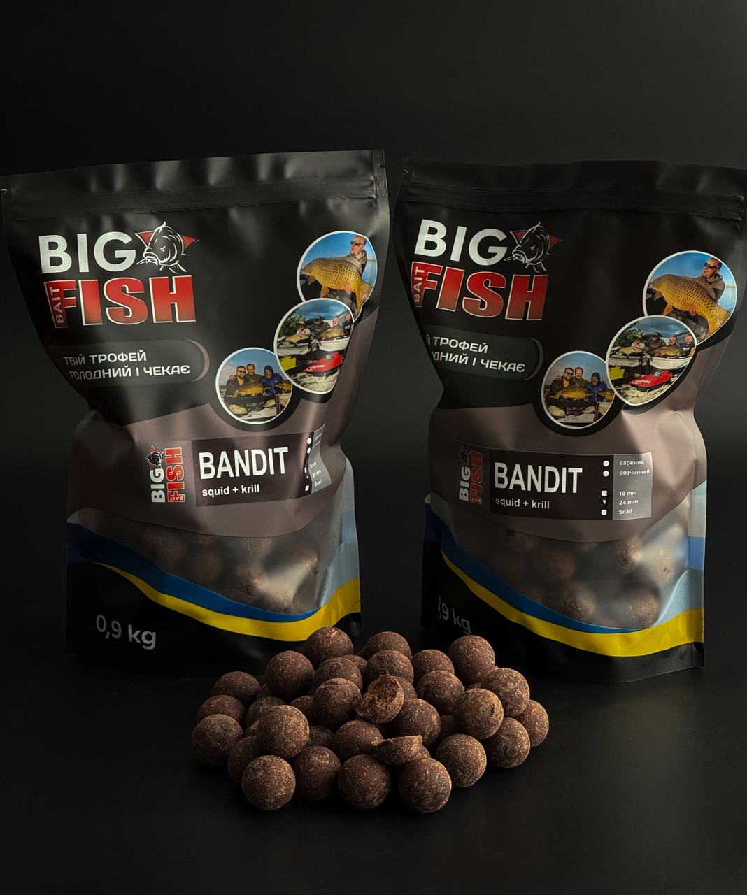 Варений бойл Bandit, Squid - Krill 18 мм