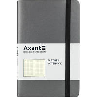 Книга записная Axent Partner Soft 125х195 мм в точку 96 листов Серая 8310-15-A DAS